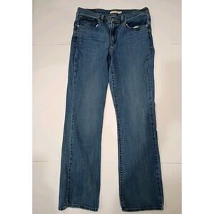 Levis Jeans Womens 10 (30x32) Blue Classic Boot Stretch Denim Bootcut Pants